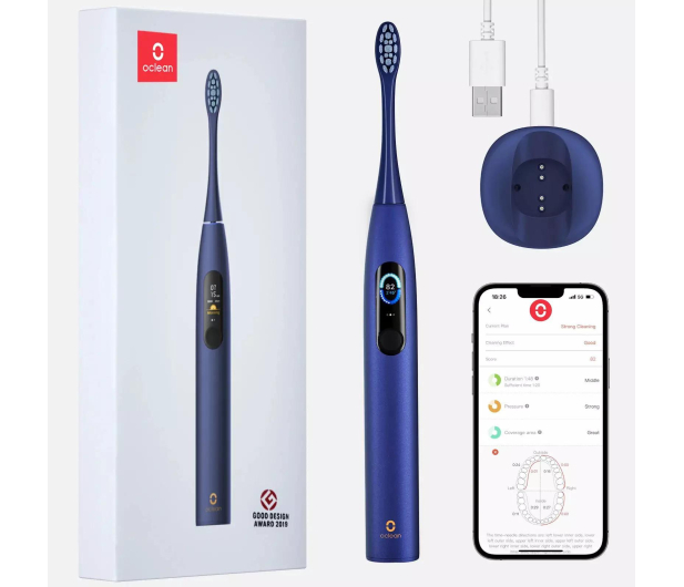 Oclean X Pro Digital granatowy - 1213092 - zdjęcie 3